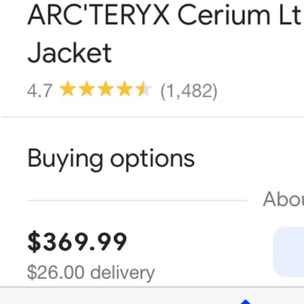 Women’s ARC’TERYX Cerium LT Down jacket - Picture 2 of 4